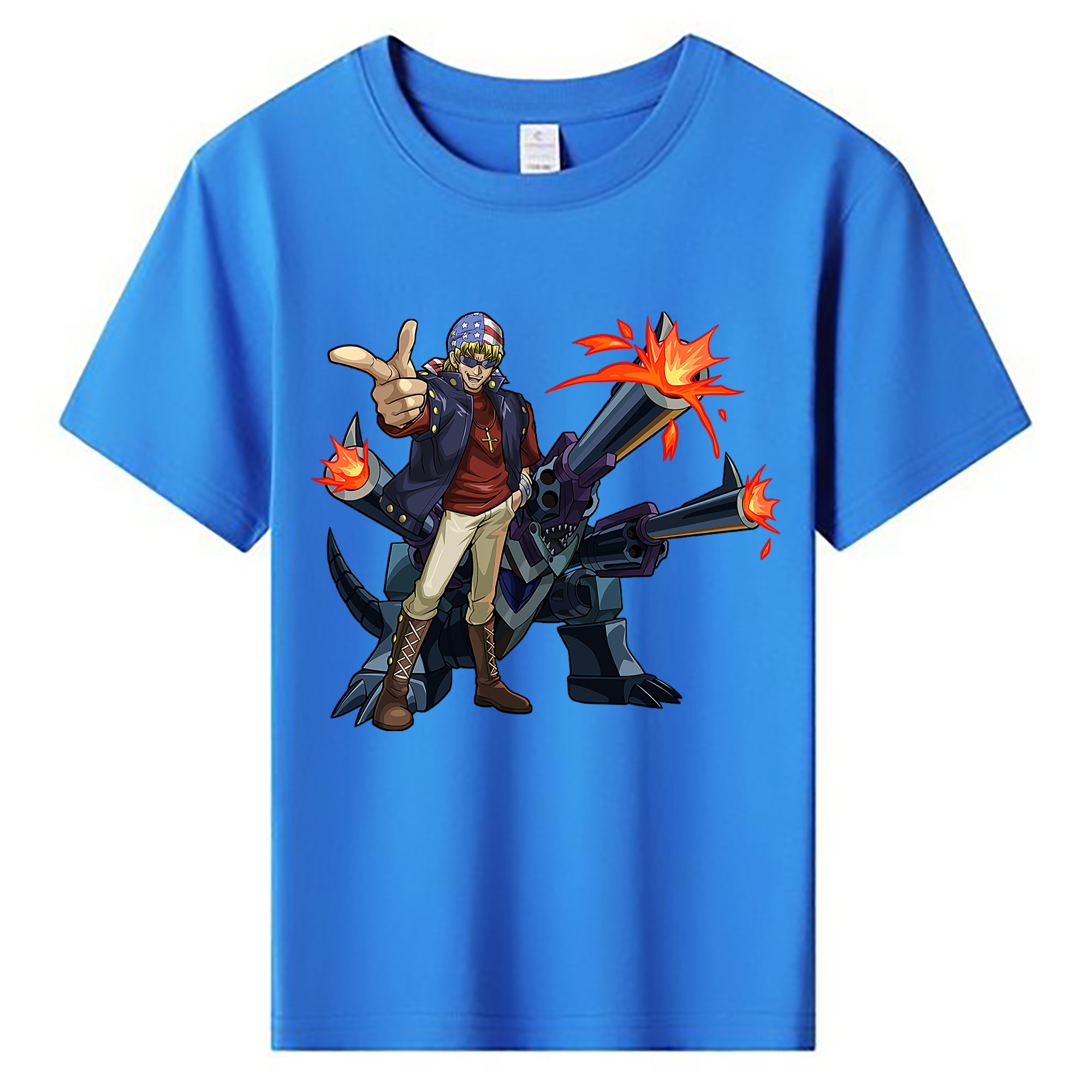 （画像用） 遊☆戯☆王 Yu-Gi-Oh! 綿100％キッズTシャツ（フロントプリント）